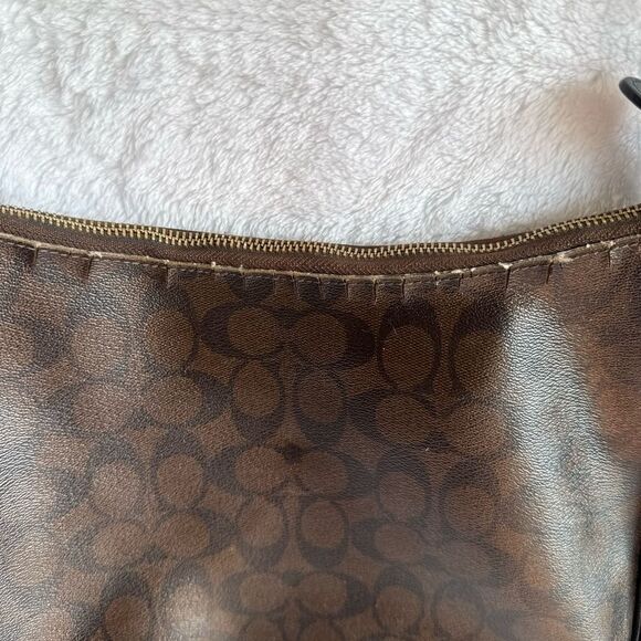 Coach Signature Brown Crossbody - Picture 2 of 12